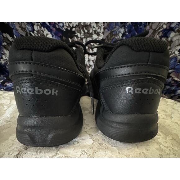 Reebok All Black, Gray Logo, Dmx Max Walk Ultra 7 DMX Walking, Size 8 - Picture 4 of 7